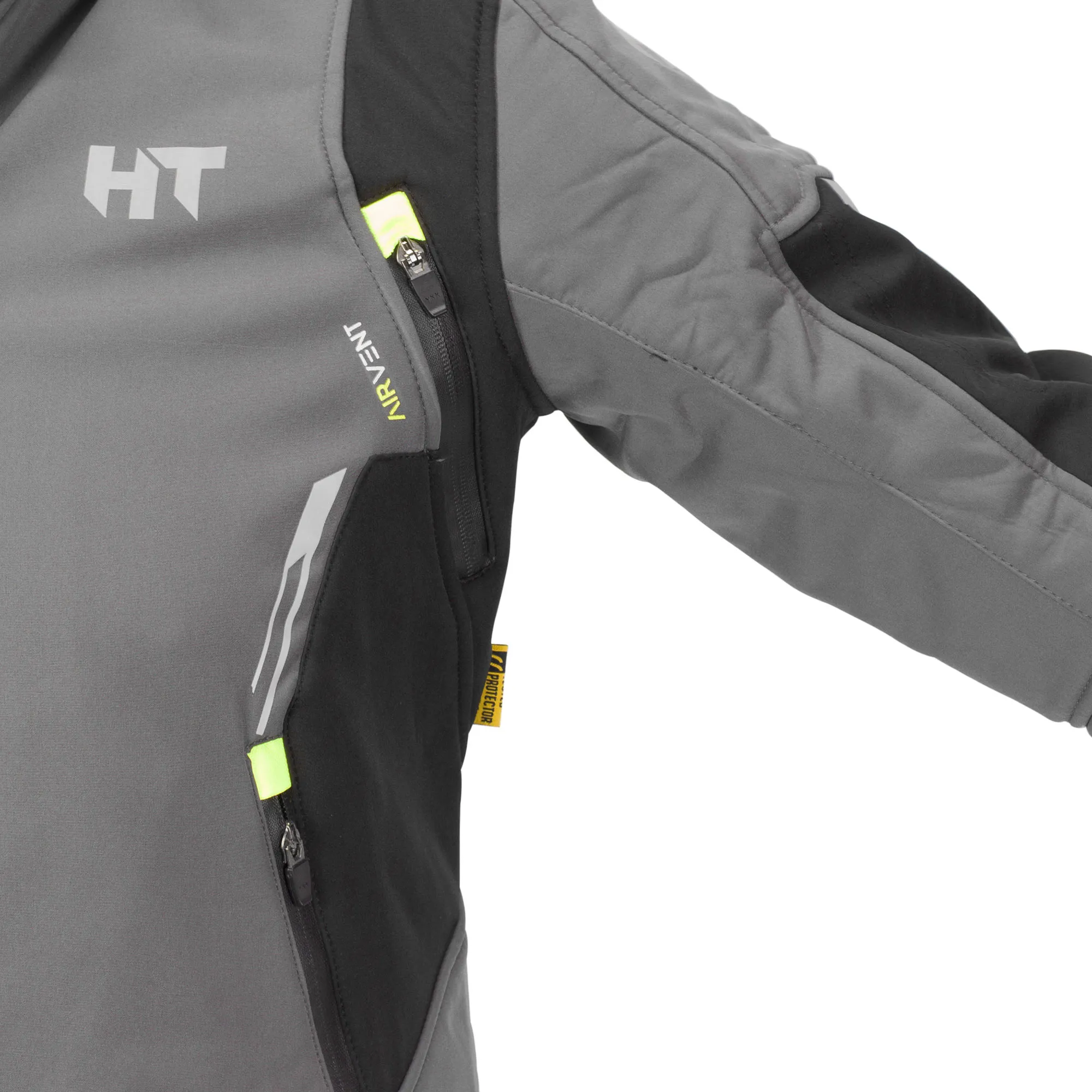 chamarra-para-motociclista-softshell-repelente-con-protecciones-talla-m-gris-amarillo-neon-hebotech-3
