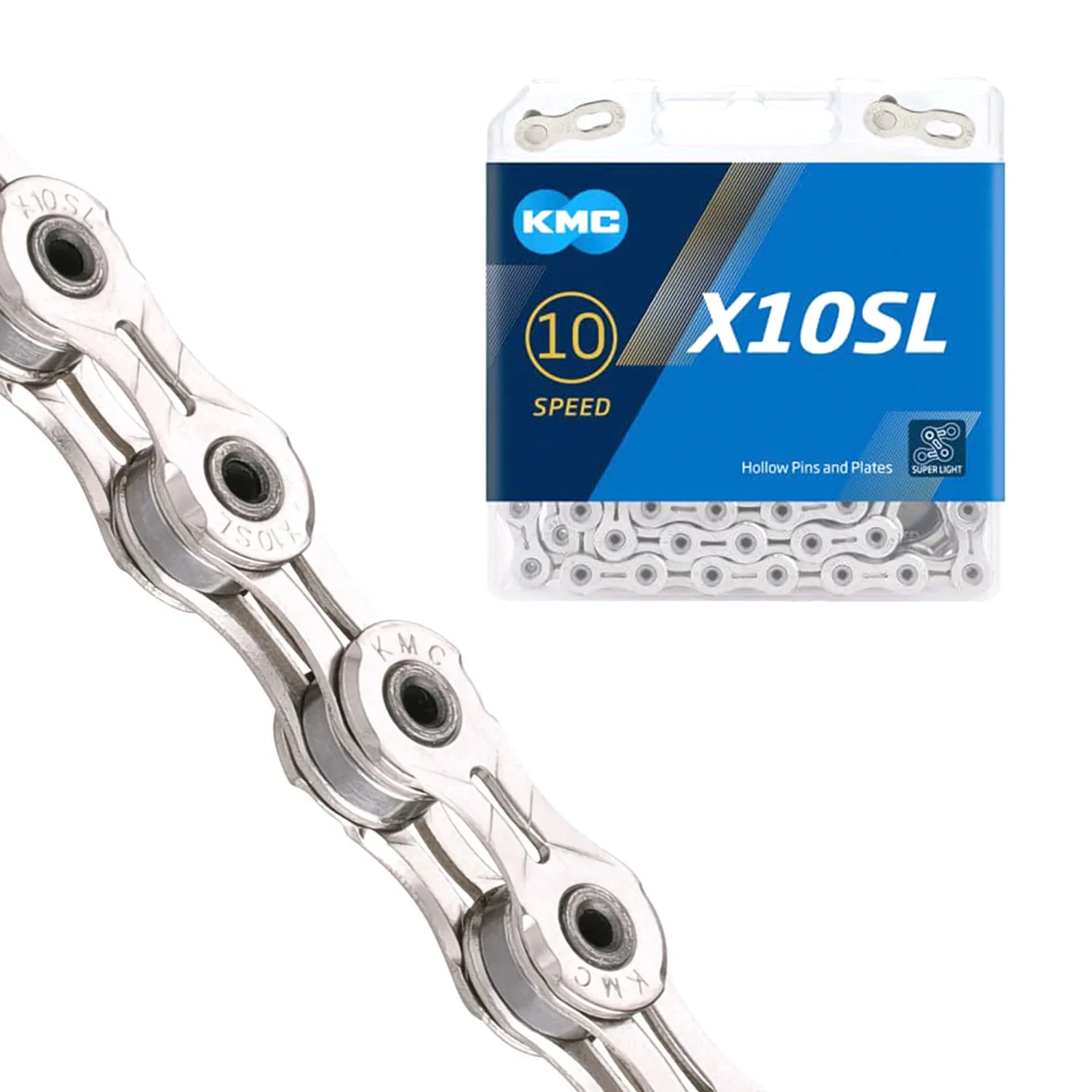 cadena-para-bicicleta-112l-x10sl-silver-kmc-240g