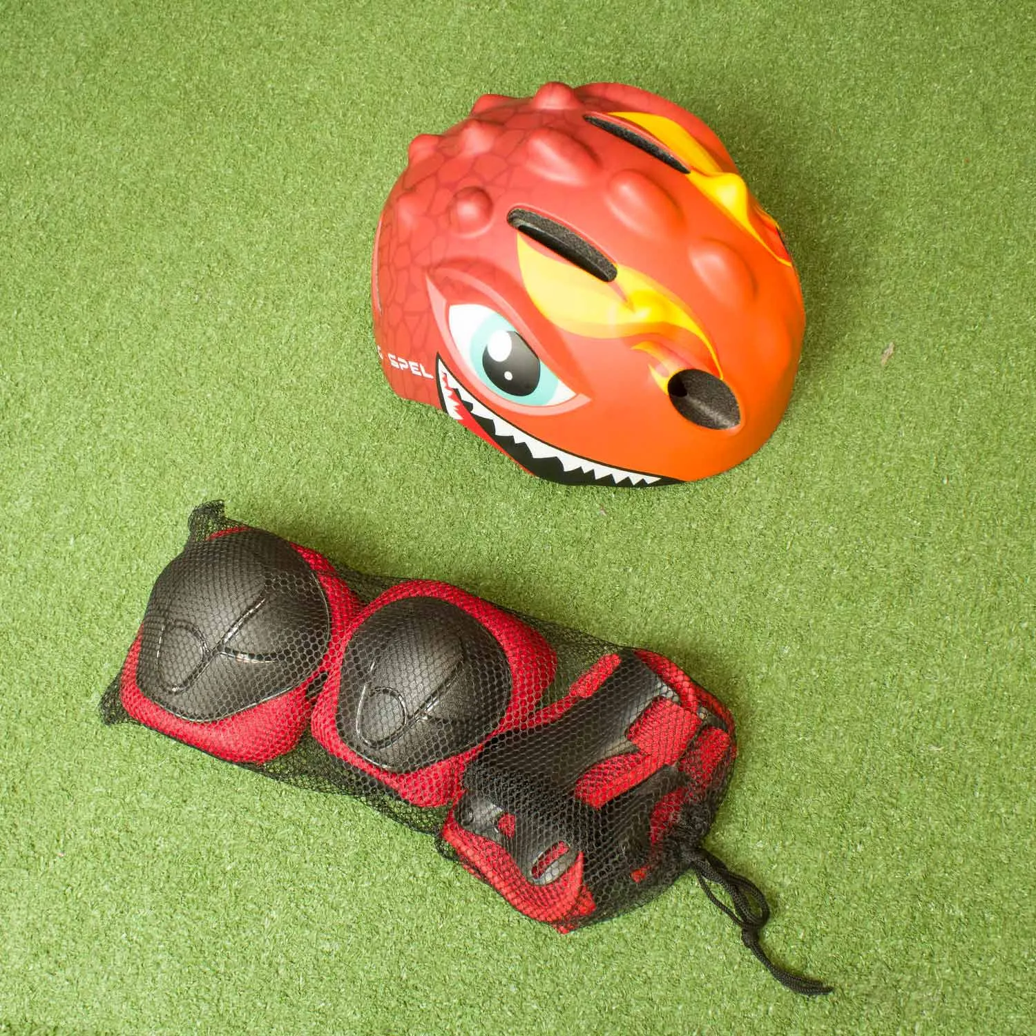 casco-de-seguridad-para-ciclista-infantil-con-protectores-unitalla-48-52cm-rojo-gospel-6