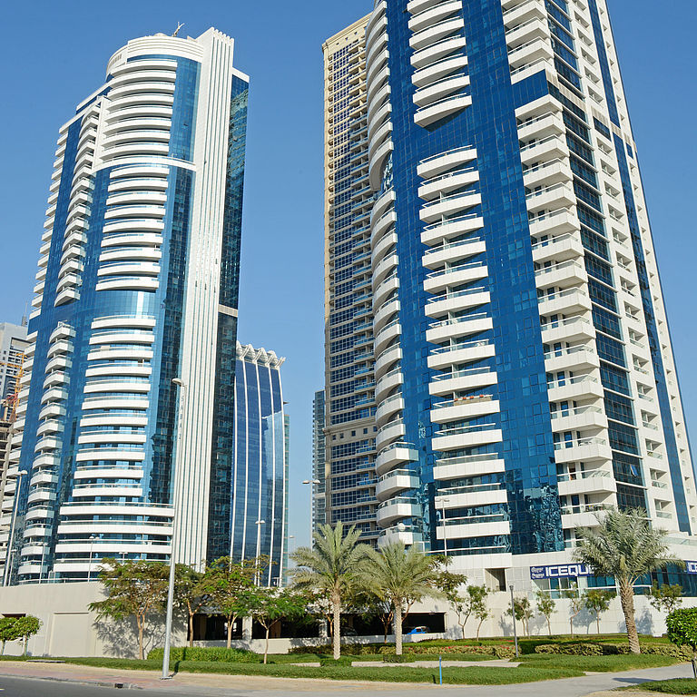 Saba Towers in Dubai