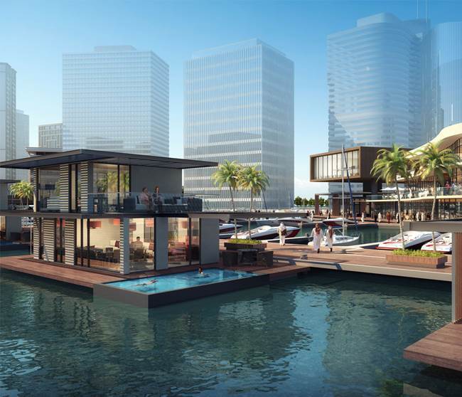 Marasi Business Bay Water Homes in Dubai