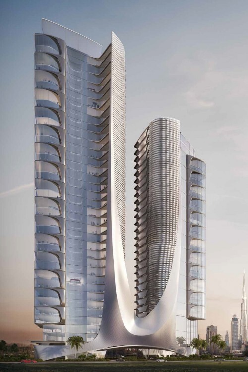 Aykon City West Towers in Dubai