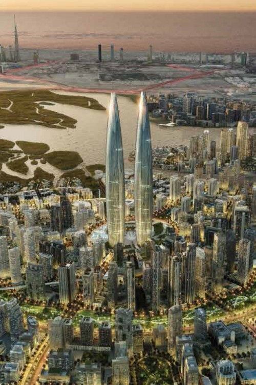 Dubai Twin Towers in Dubai