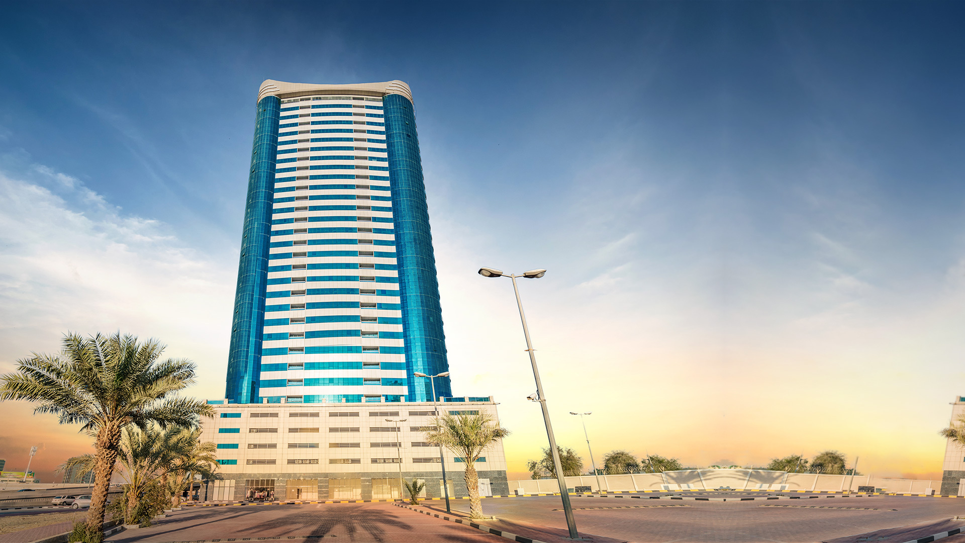 Conqueror tower in Ajman