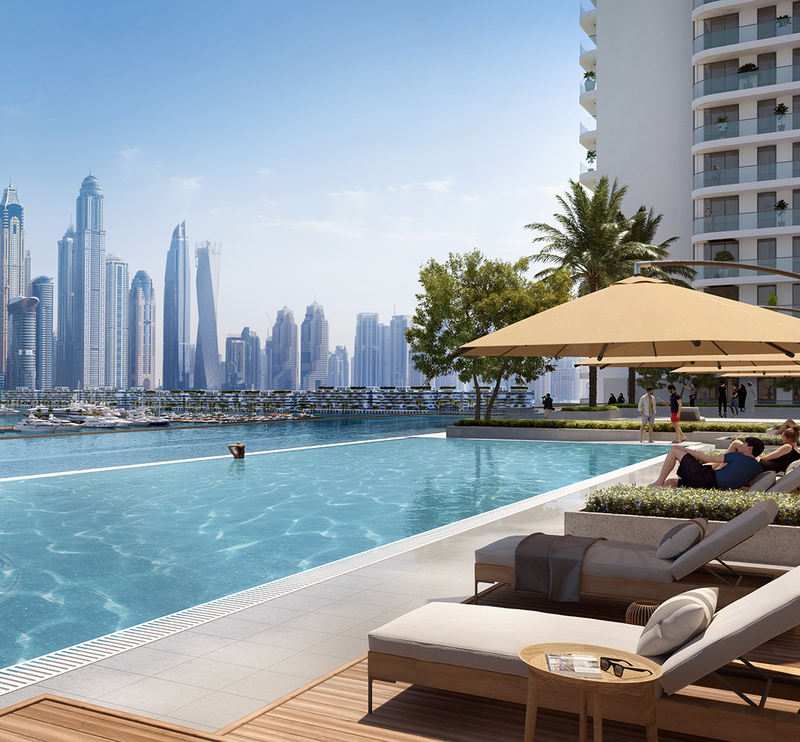Palace Beach Residence in Dubai – location on the map, prices and ...