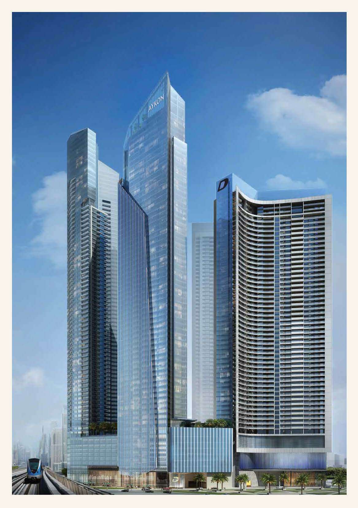 Aykon City East Towers in Dubai