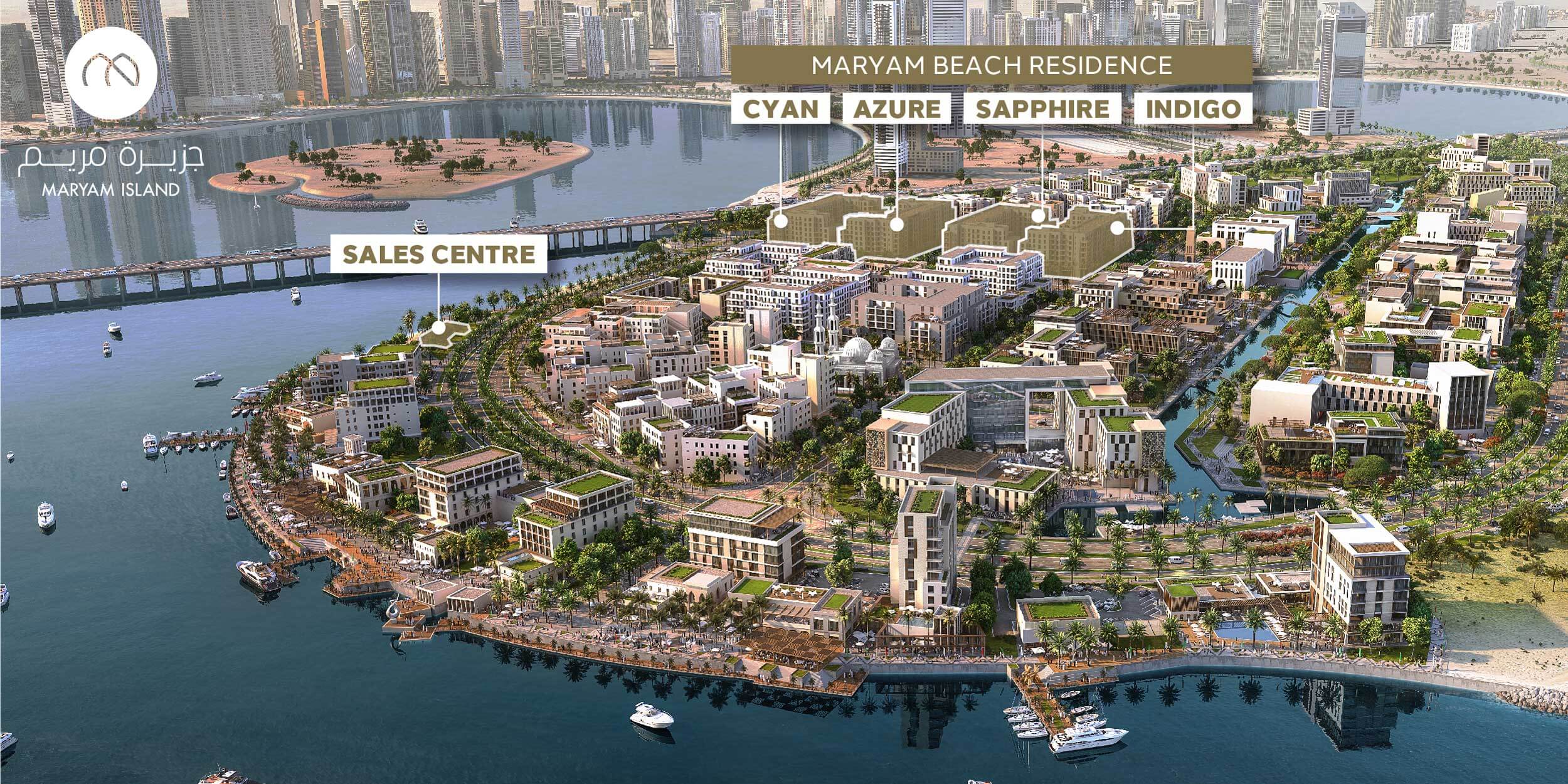 Maryam Beach Residences In Sharjah Location On The Map Prices And Phases Korter