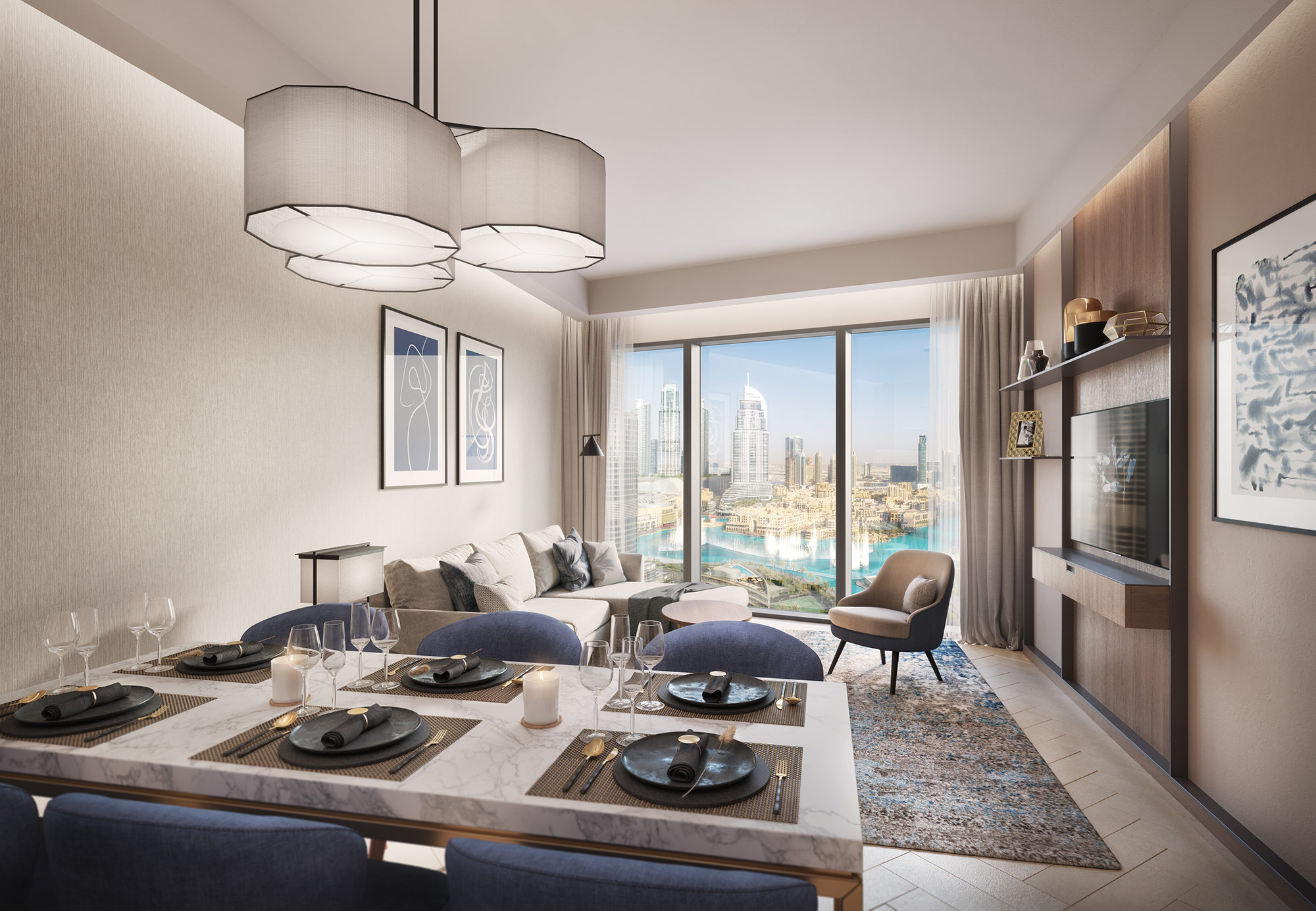 The Address Residences Dubai Opera in Dubai — location on the map, prices  and phases | Korter
