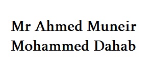 Mr Ahmed Muneir Mohammed Dahab