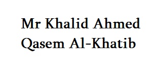 Mr Khalid Ahmed Qasem Al-Khatib