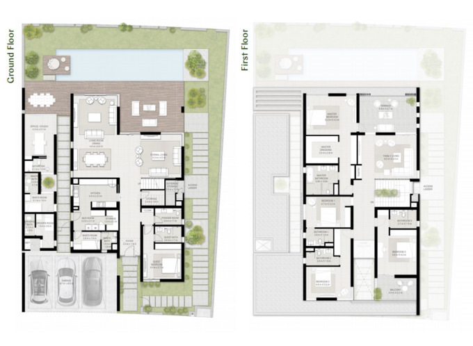 Planning of the apartment Villas 5BR, 5677 ft2 in Tilal Al Ghaf Residences, Dubai