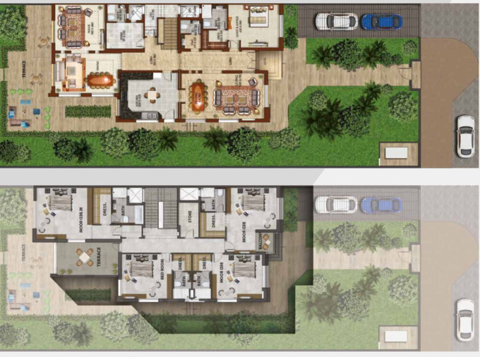 Floor plan of a Villas, 3979 ft2 in Sharjah Garden City, Sharjah
