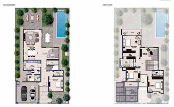 Planning of the apartment Villas, 3539 ft2 in Al Zahia, Sharjah