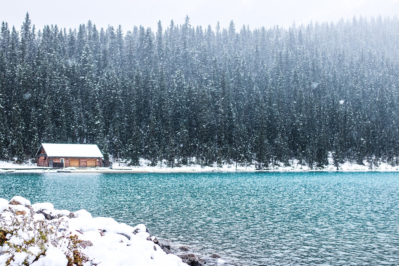 Scenic Day in Lake Louise, Alberta