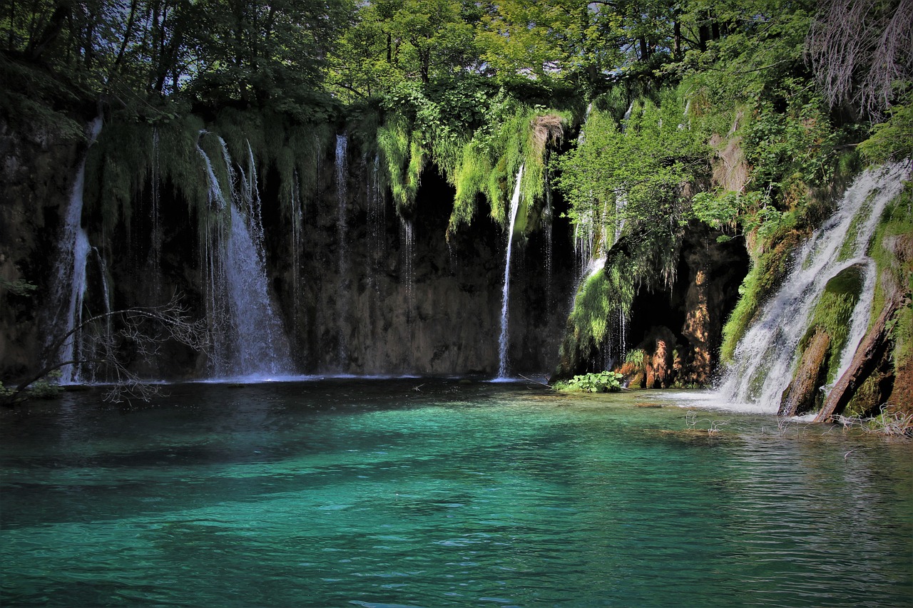 Scenic Day at Plitvice Lakes National Park