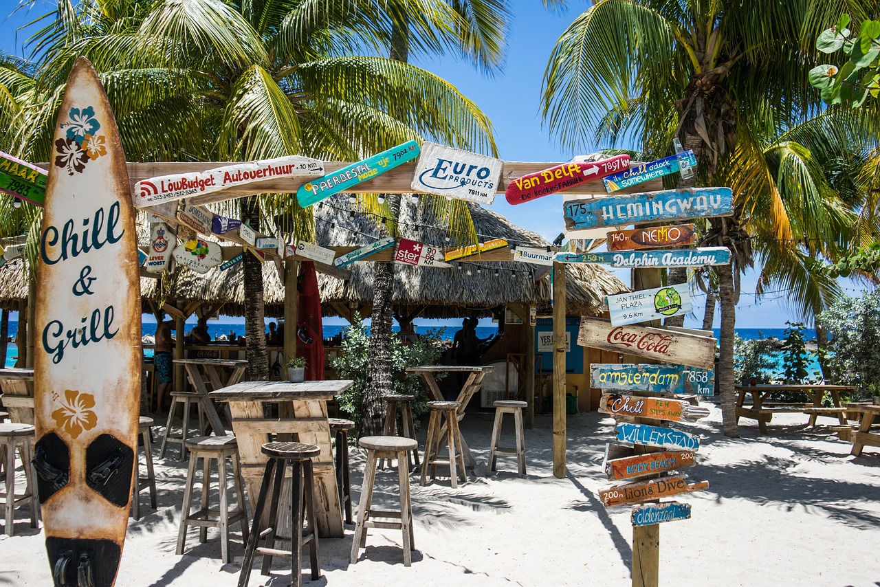 Historic Sites and Beachfront Views in Willemstad, Curaçao