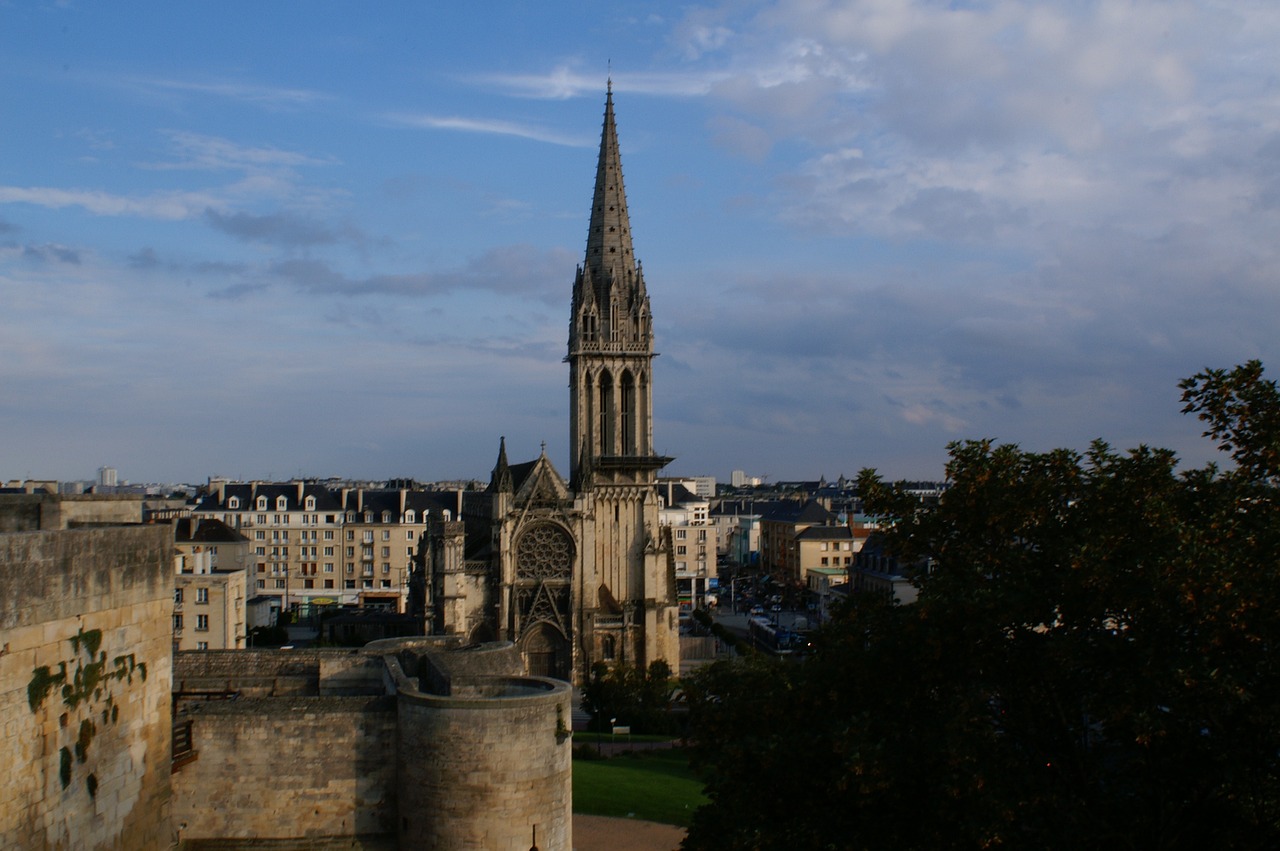 Historical Charm of Caen: A Castle and Street Exploration