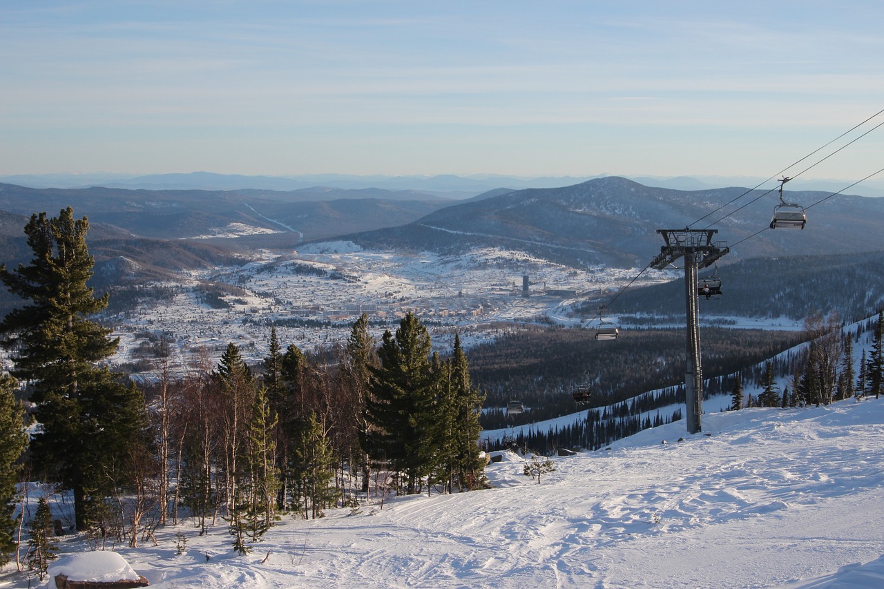 Winter Wonderland in Sheregesh, Russia