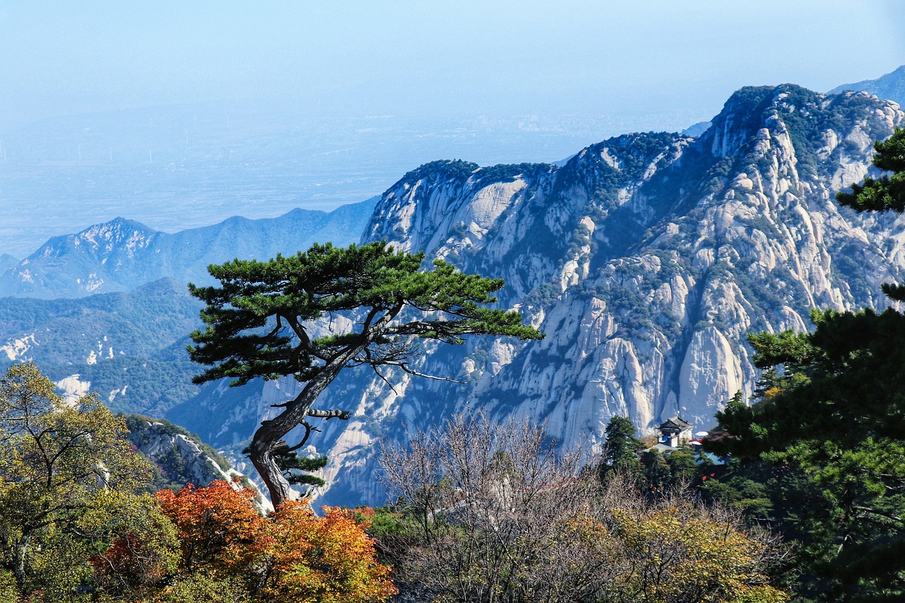 Gastronomía en Huashan, China