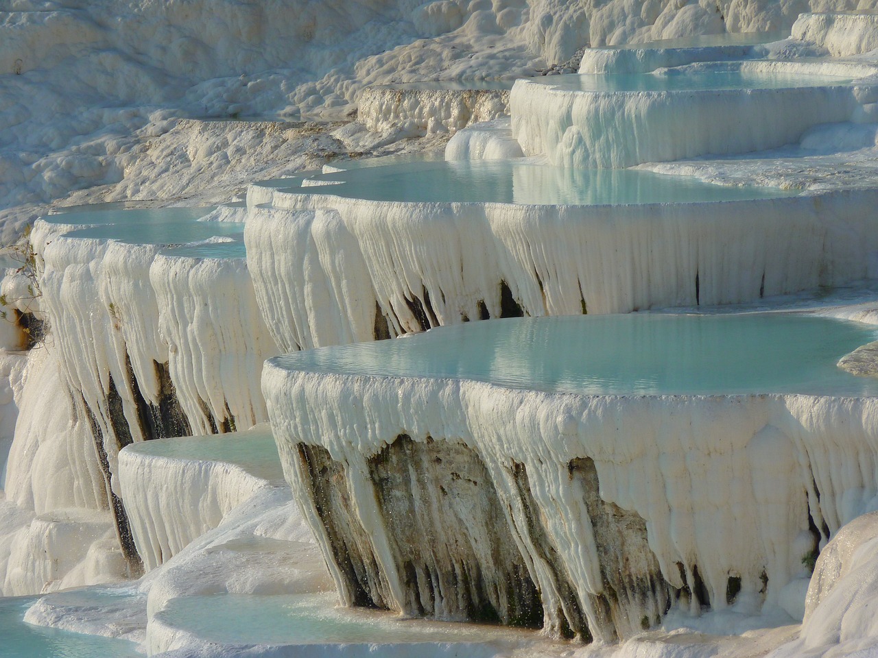 Tranquil Pamukkale: Hot Springs and Ancient Wonders