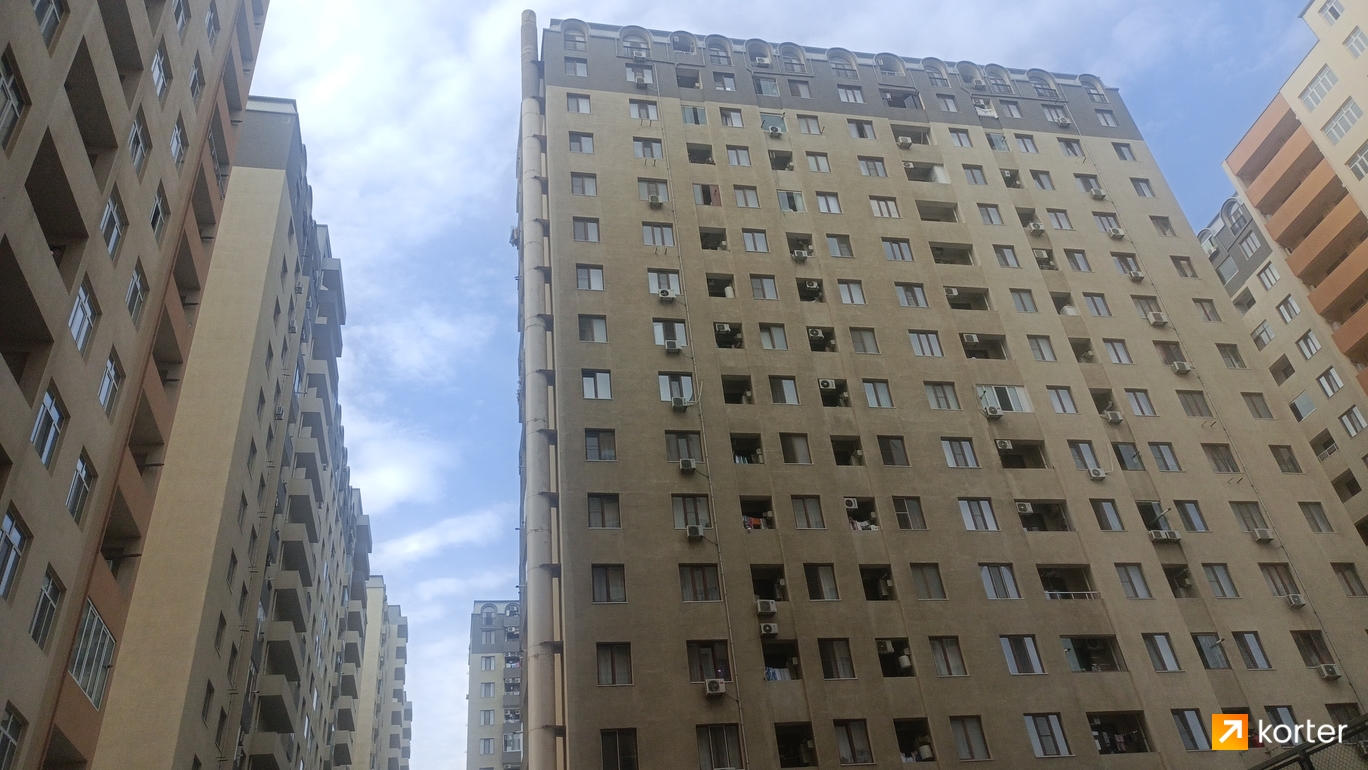 Tikinti gidişatı Qarayev Apartments - Rakurs 15, İyul 2022