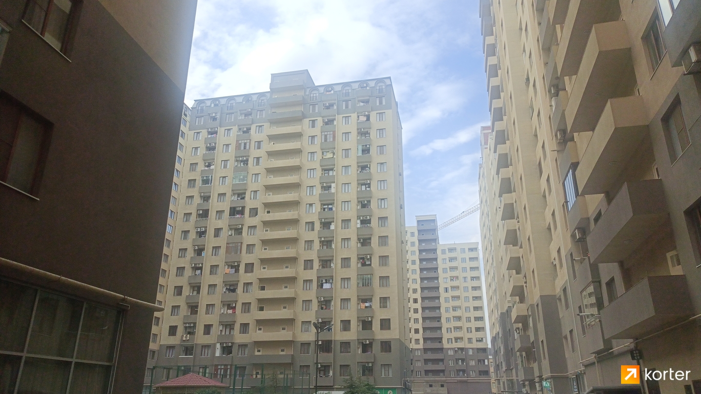 Tikinti gidişatı Qarayev Apartments - Rakurs 18, İyul 2022