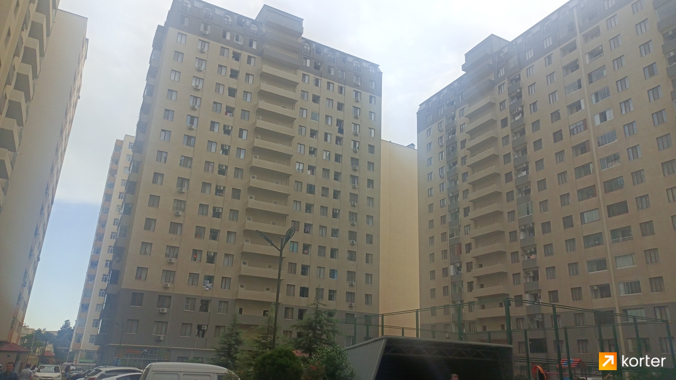 Tikinti gidişatı Qarayev Apartments - Rakurs 16, İyul 2022