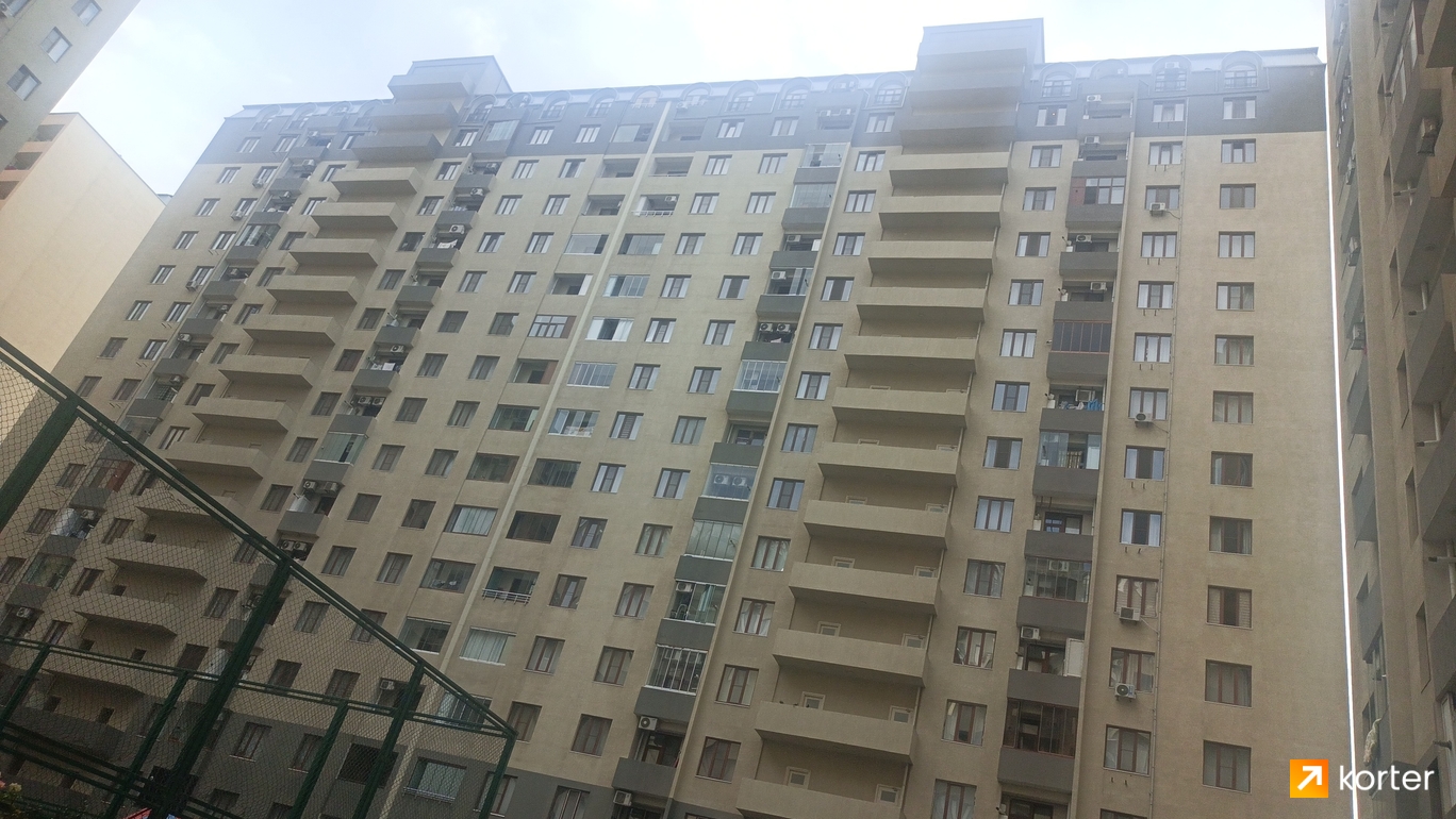 Tikinti gidişatı Qarayev Apartments - Rakurs 10, İyul 2022