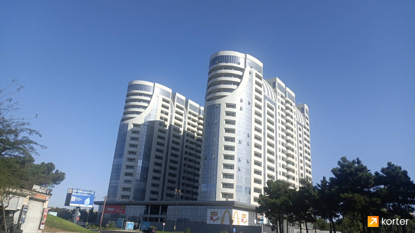 Tikinti gidişatı Blue Residence - Rakurs 1, Avqust 2022