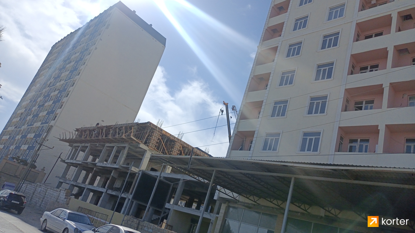 Ход строительства Binəqədi Residence - Ракурс 9, сентябрь 2022