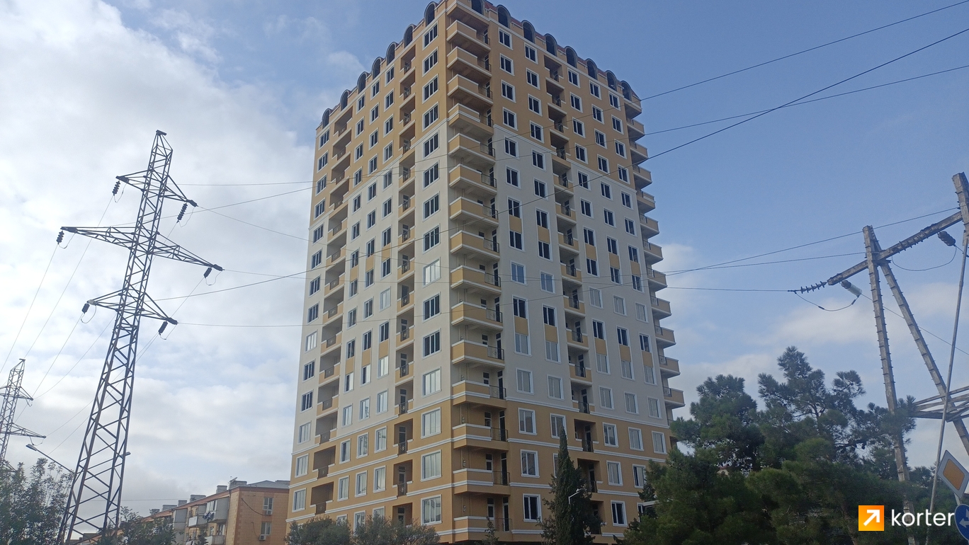 Ход строительства Garayev Towers - Ракурс 1, Oktyabr 2022