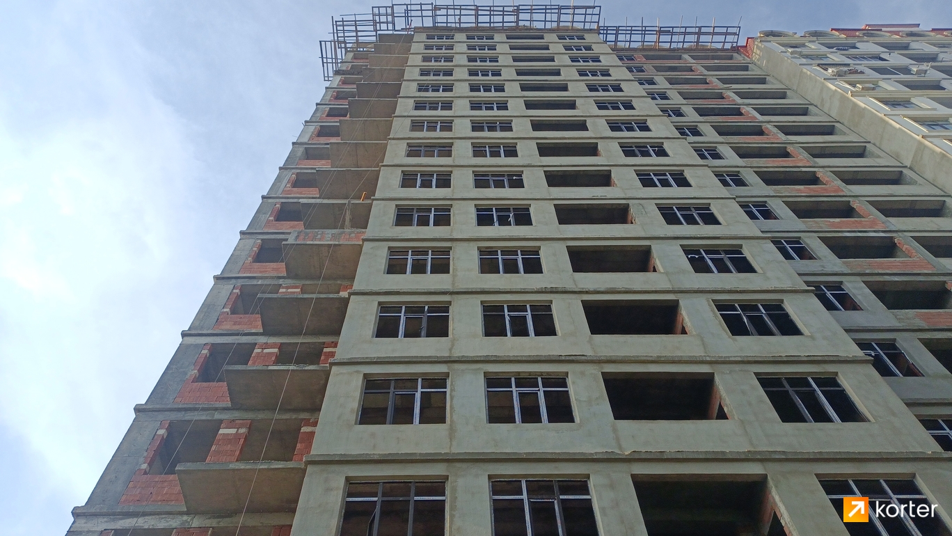 Ход строительства Karat Residence - Ракурс 13, октябрь 2022