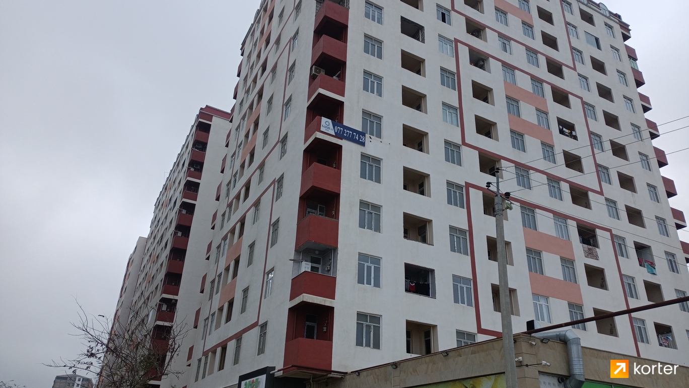 Tikinti gidişatı Xəzri-A Residence - Rakurs 7, Dekabr 2022