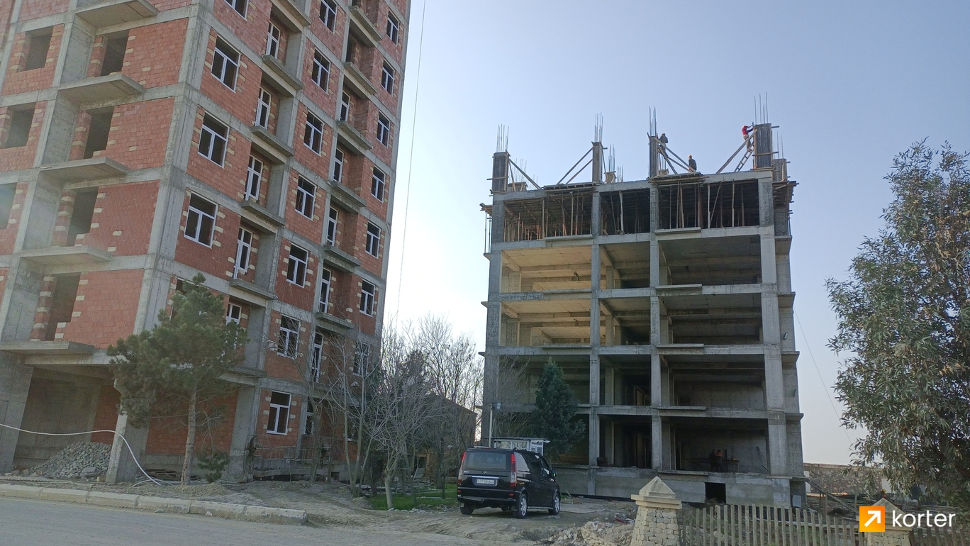 Ход строительства Cənnət Park - Ракурс 18, декабрь 2022