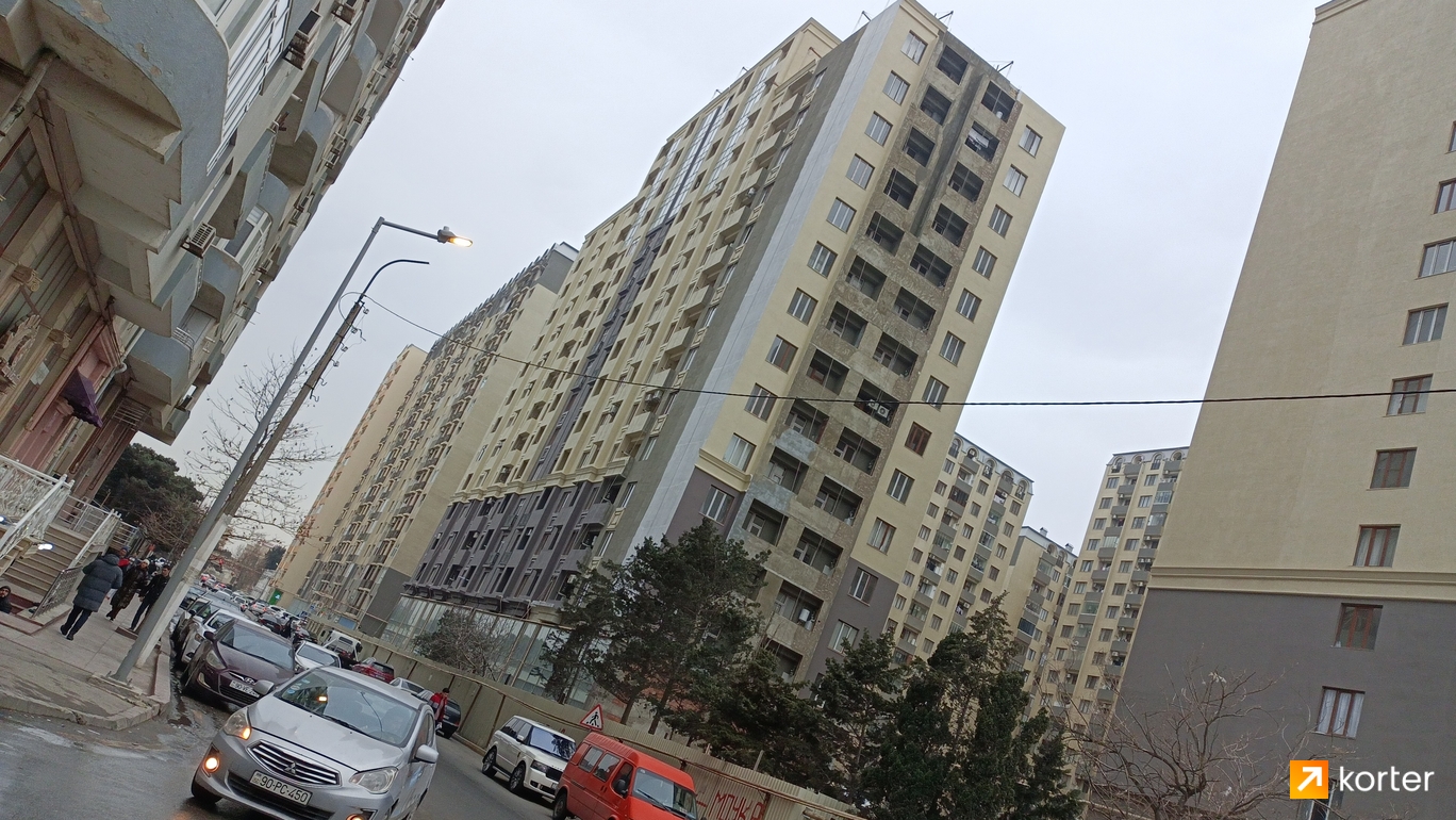 Tikinti gidişatı Qarayev Apartments - Rakurs 2, Yanvar 2023