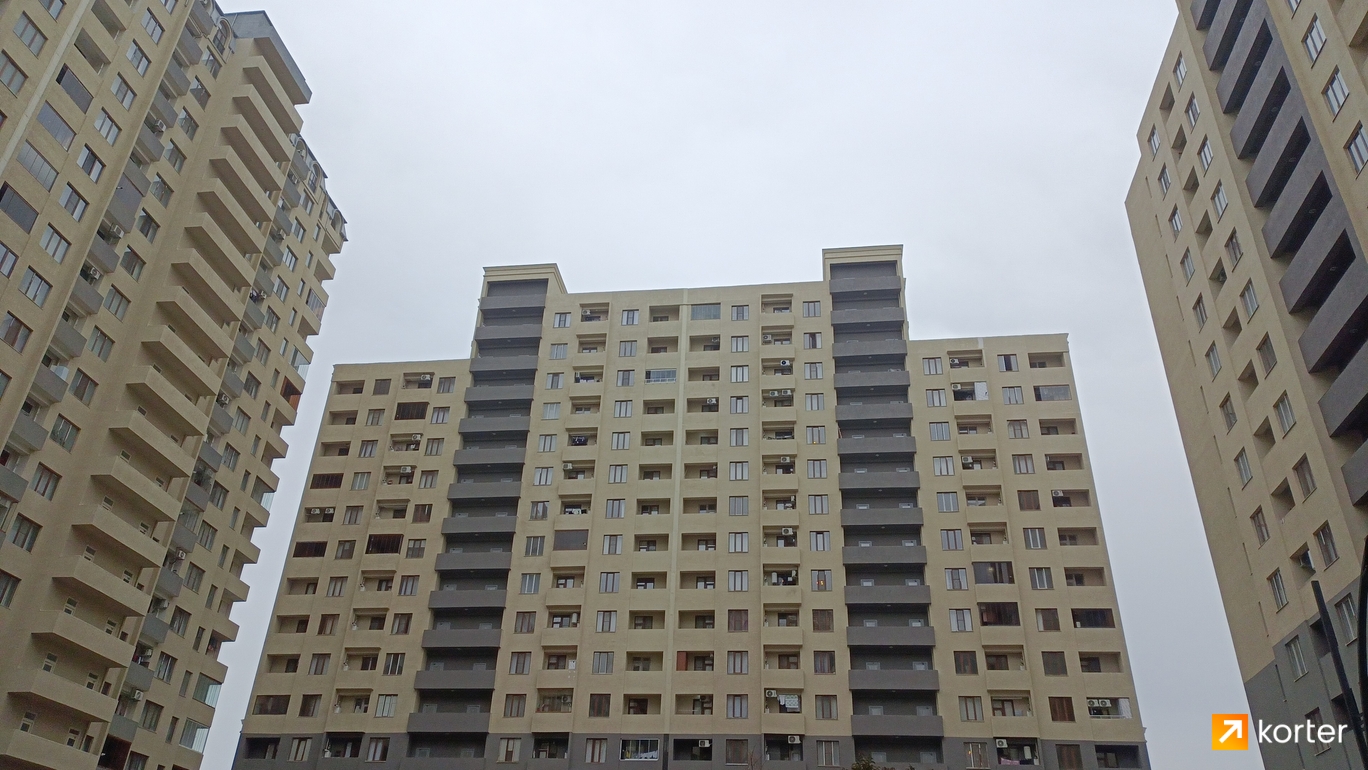 Tikinti gidişatı Qarayev Apartments - Rakurs 17, Yanvar 2023