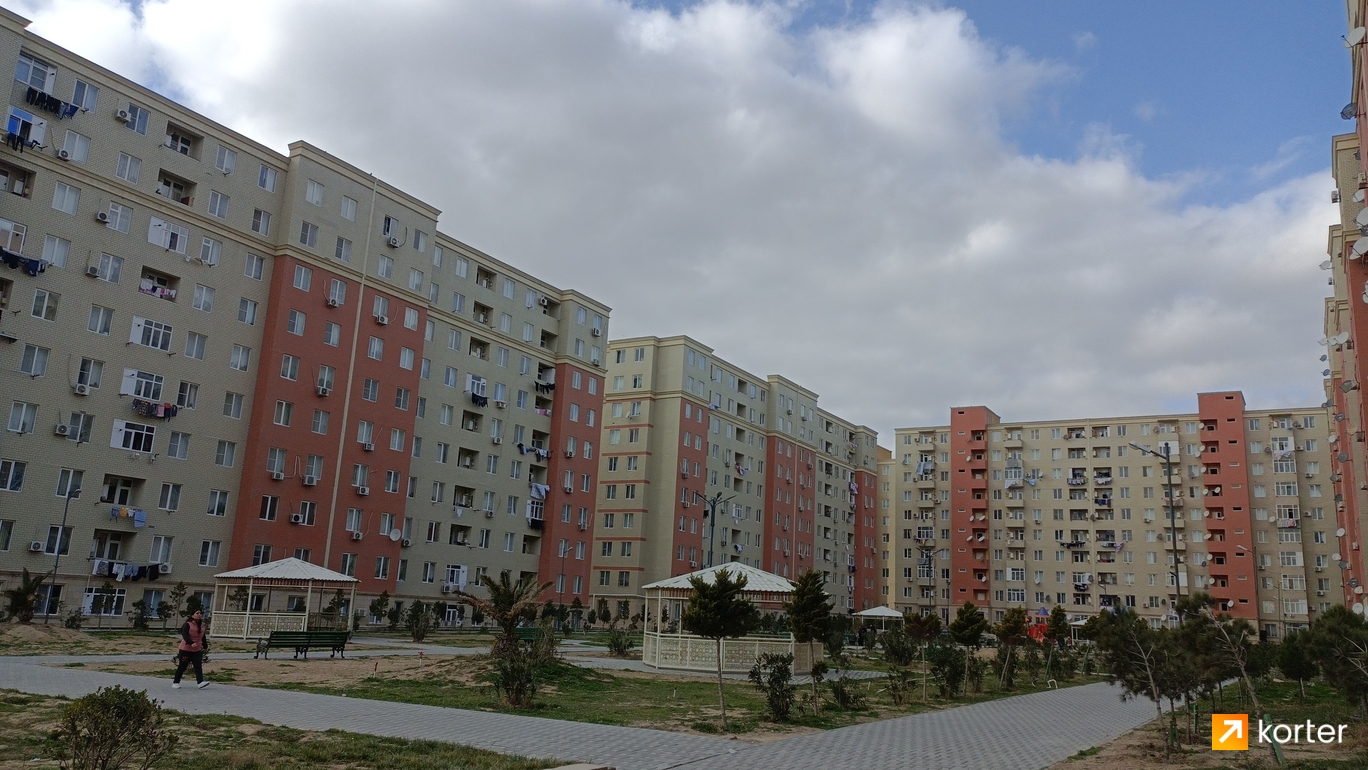 Tikinti gidişatı Qobu Park - Rakurs 6, январь 2023