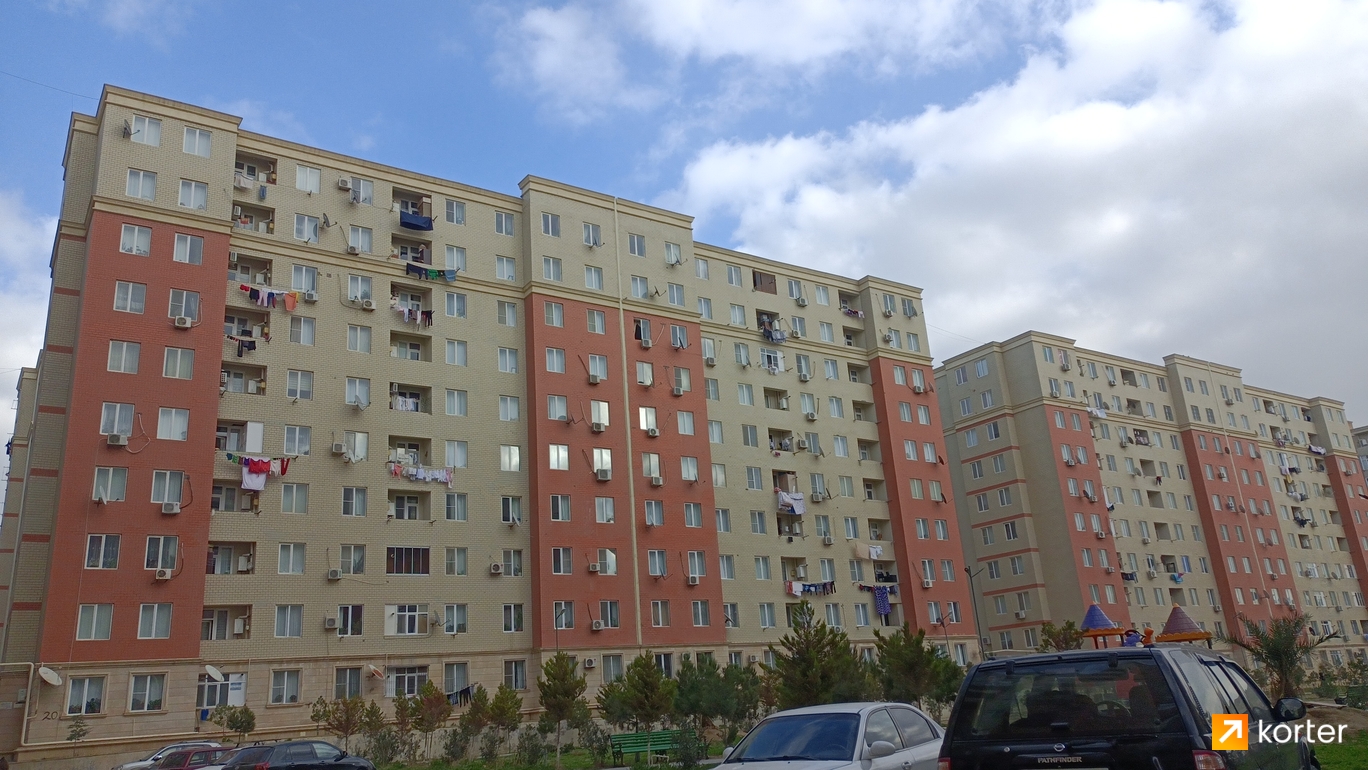 Ход строительства Qobu Park - Ракурс 13, Yanvar 2023