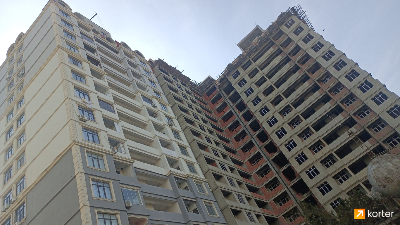 Tikinti gidişatı Karat Residence - Rakurs 6, Fevral 2023