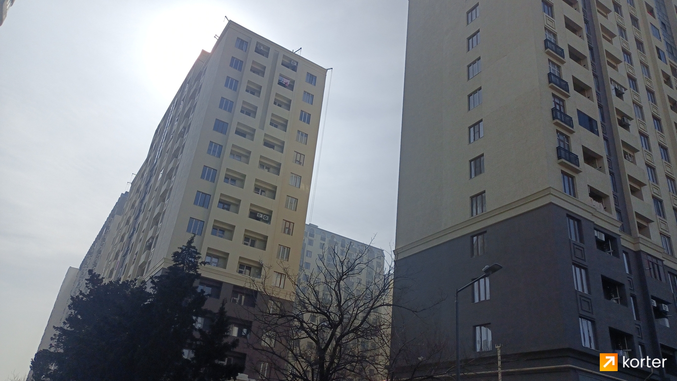 Ход строительства Qarayev Apartments - Ракурс 3, февраль 2023