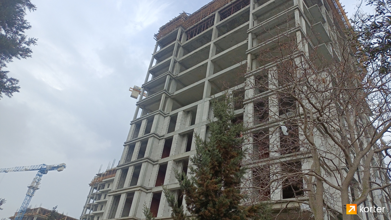 Tikinti gidişatı Huseynoglu Residence - Rakurs 10, Mart 2023