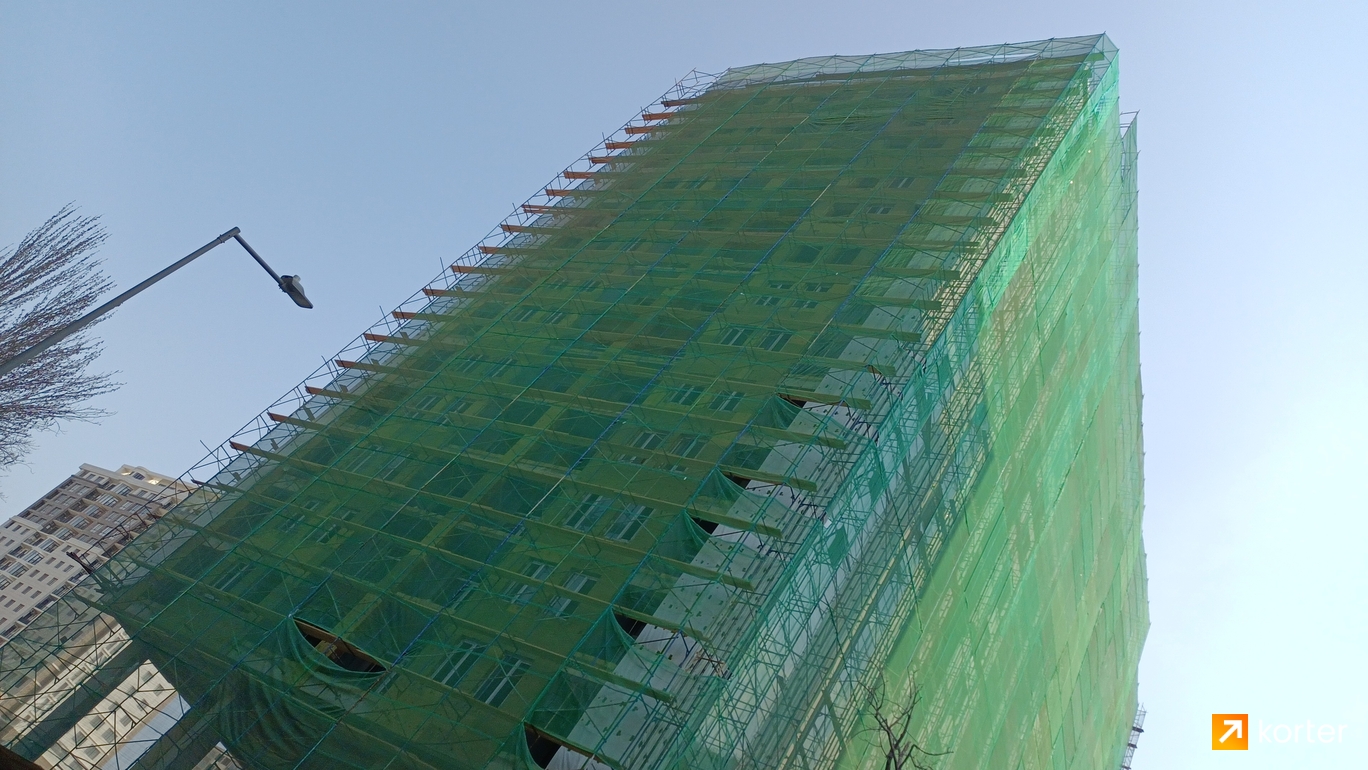Ход строительства Nasimi Residence - Ракурс 3, март 2023