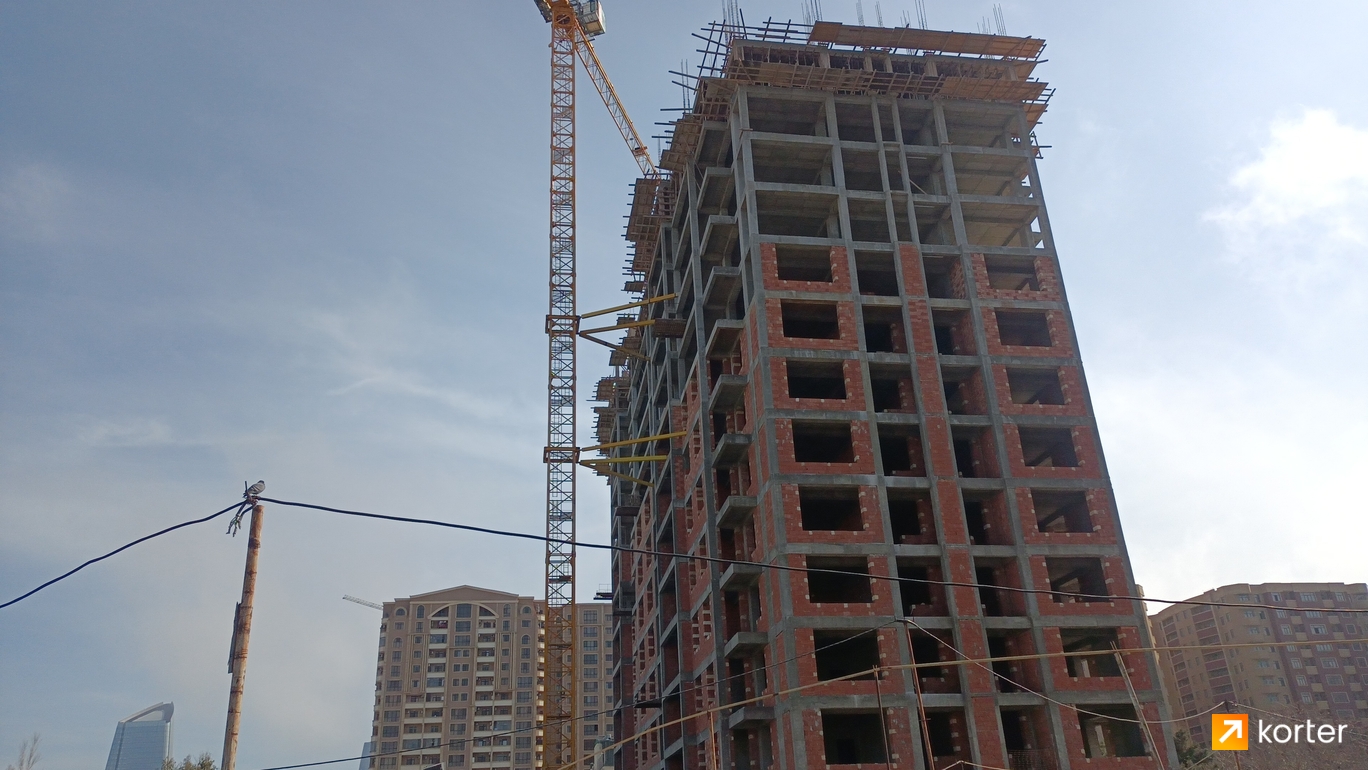 Ход строительства Murad Residence - Ракурс 3, март 2023