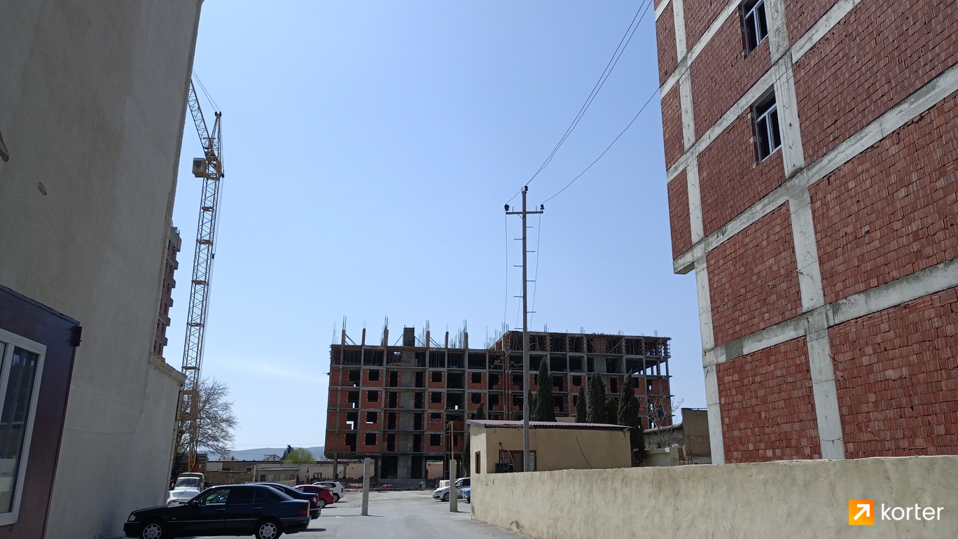 Ход строительства Binəqədi Residence - Ракурс 8, март 2023
