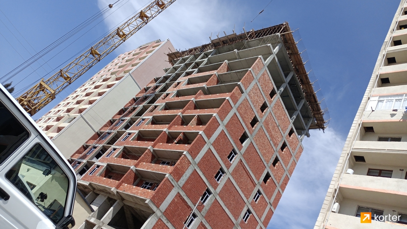 Tikinti gidişatı Binəqədi Residence - Rakurs 5, Mart 2023