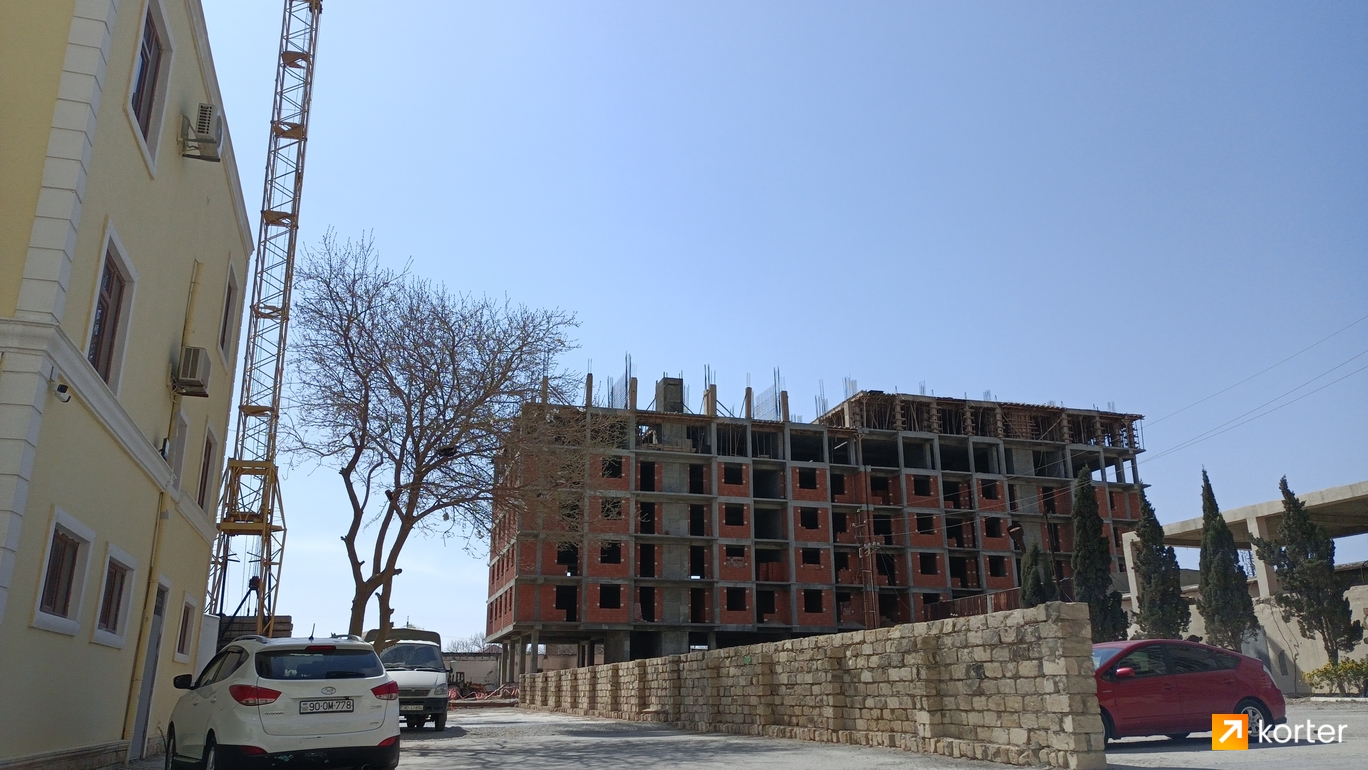 Ход строительства Binəqədi Residence - Ракурс 1, март 2023