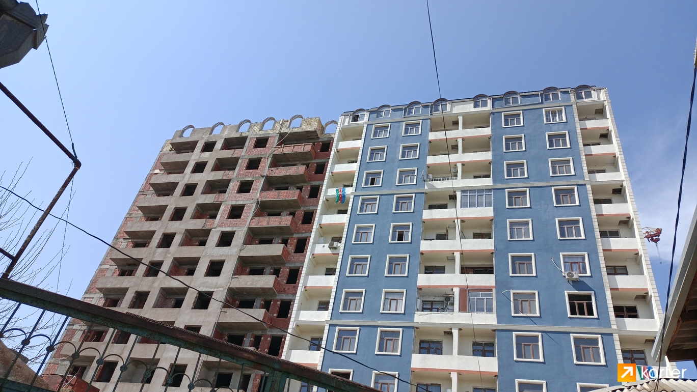 Tikinti gidişatı Binəqədi Residence - Rakurs 2, март 2023