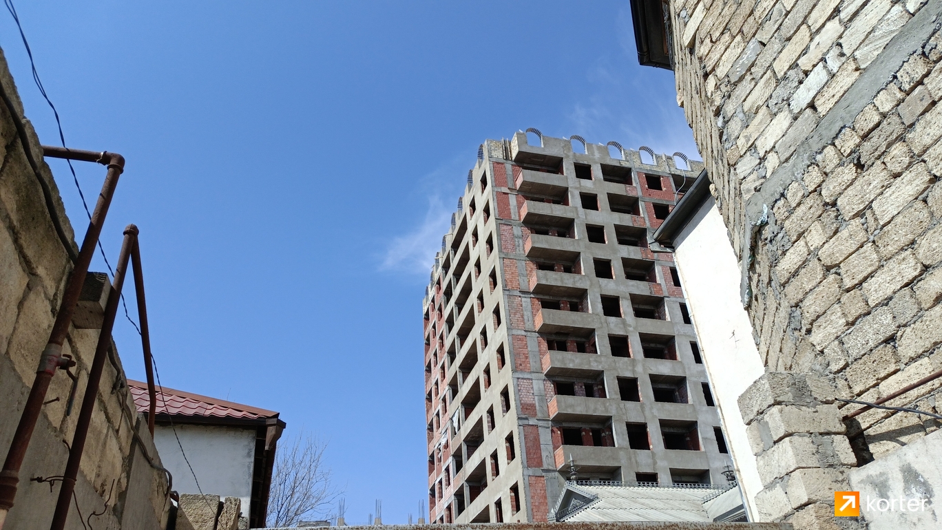 Ход строительства Binəqədi Residence - Ракурс 7, март 2023