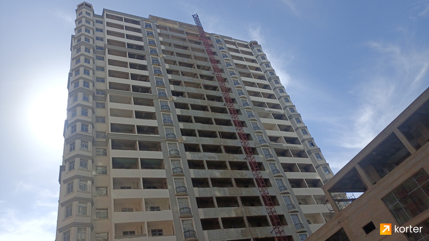 Tikinti gidişatı White Towers - Rakurs 2, май 2022