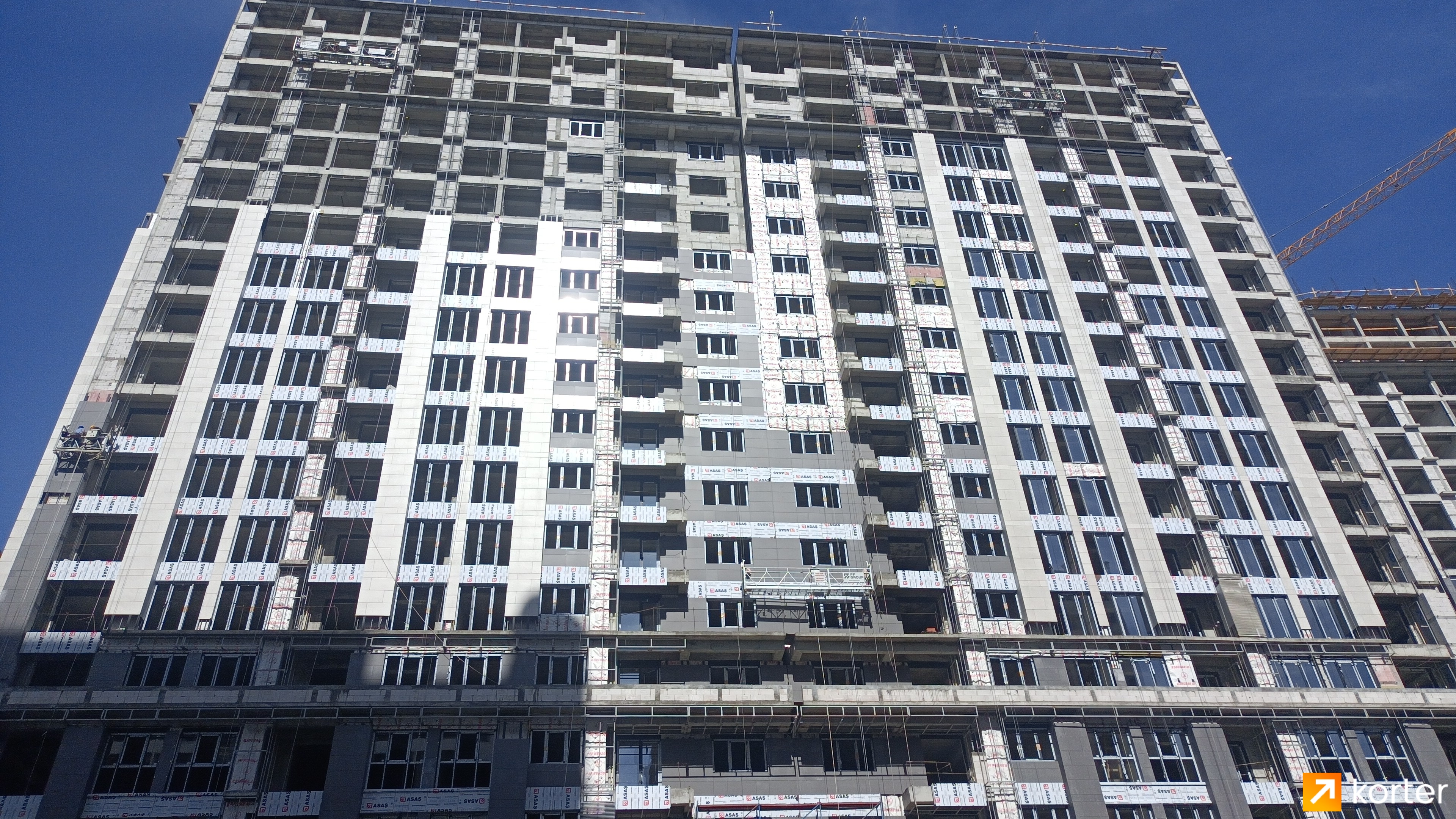 Ход строительства Baku City Residence Khatai - Ракурс 3, Май 2022